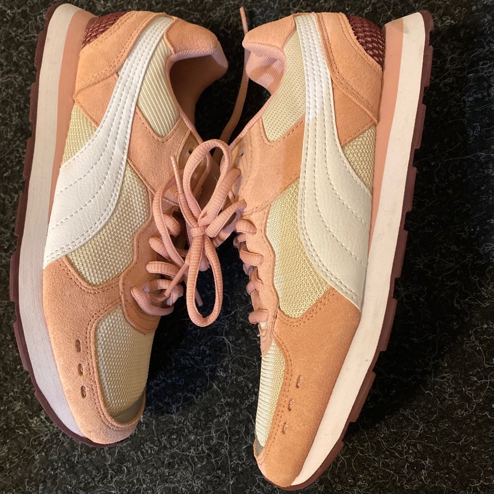 NEW Puma Sneakers soft optimal comfort uS 5.5C EuR 37.5 /shoes / Gym No Box Pink - Picture 6 of 8